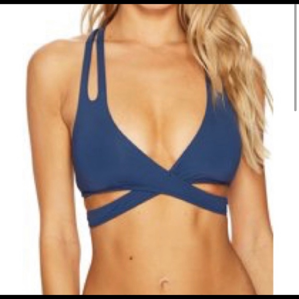 Becca Size M/M F(DDD) Wraparound Bikini Top